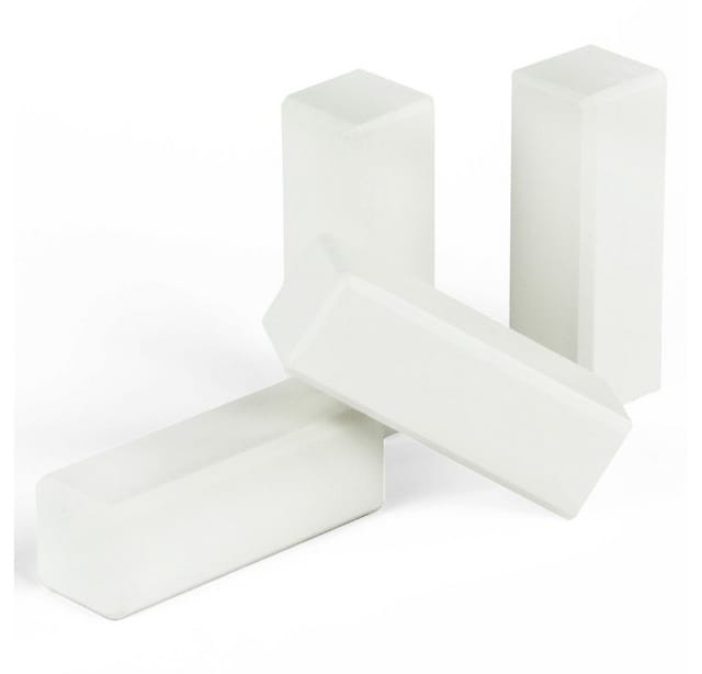 PROVISTON Sockelleisten-Zwischenstücke Universalholzecken, MDF, Weiß, 19 x 19 x 62, für Fußleisten