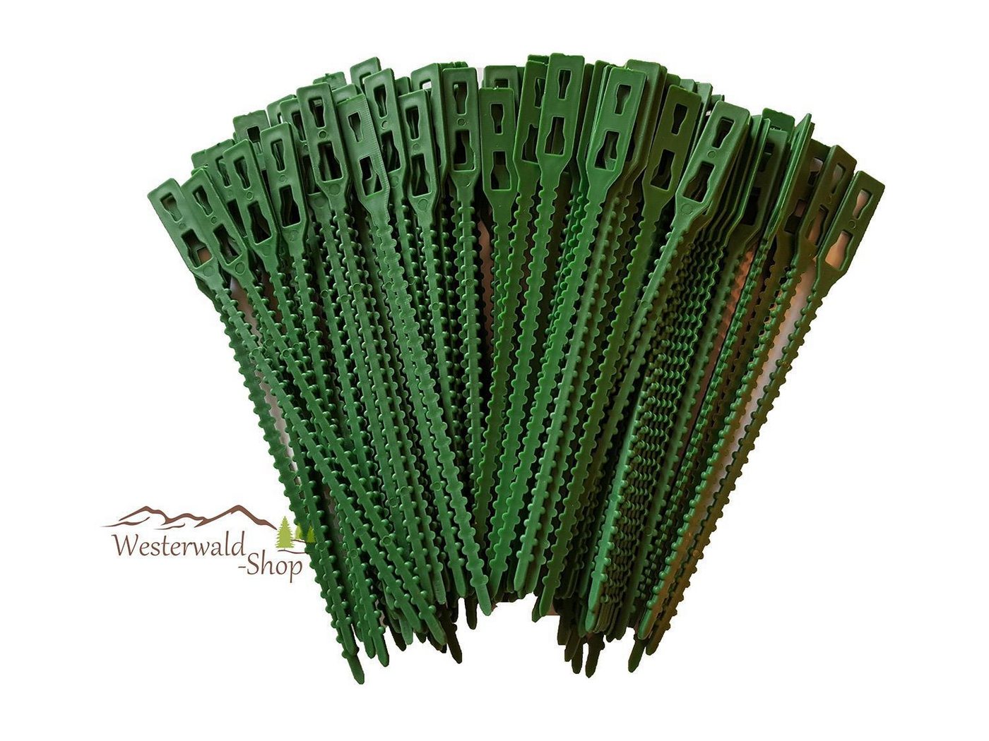 varivendo Rankhilfe Pflanzenbinder 100 Stück Grün, 13cm - Pflanzenstütze Bindebänder Set, 100 St., Pflanzenbinder, Pflanzenhalter Verbinder Pflanzen Halter Pflanzstab