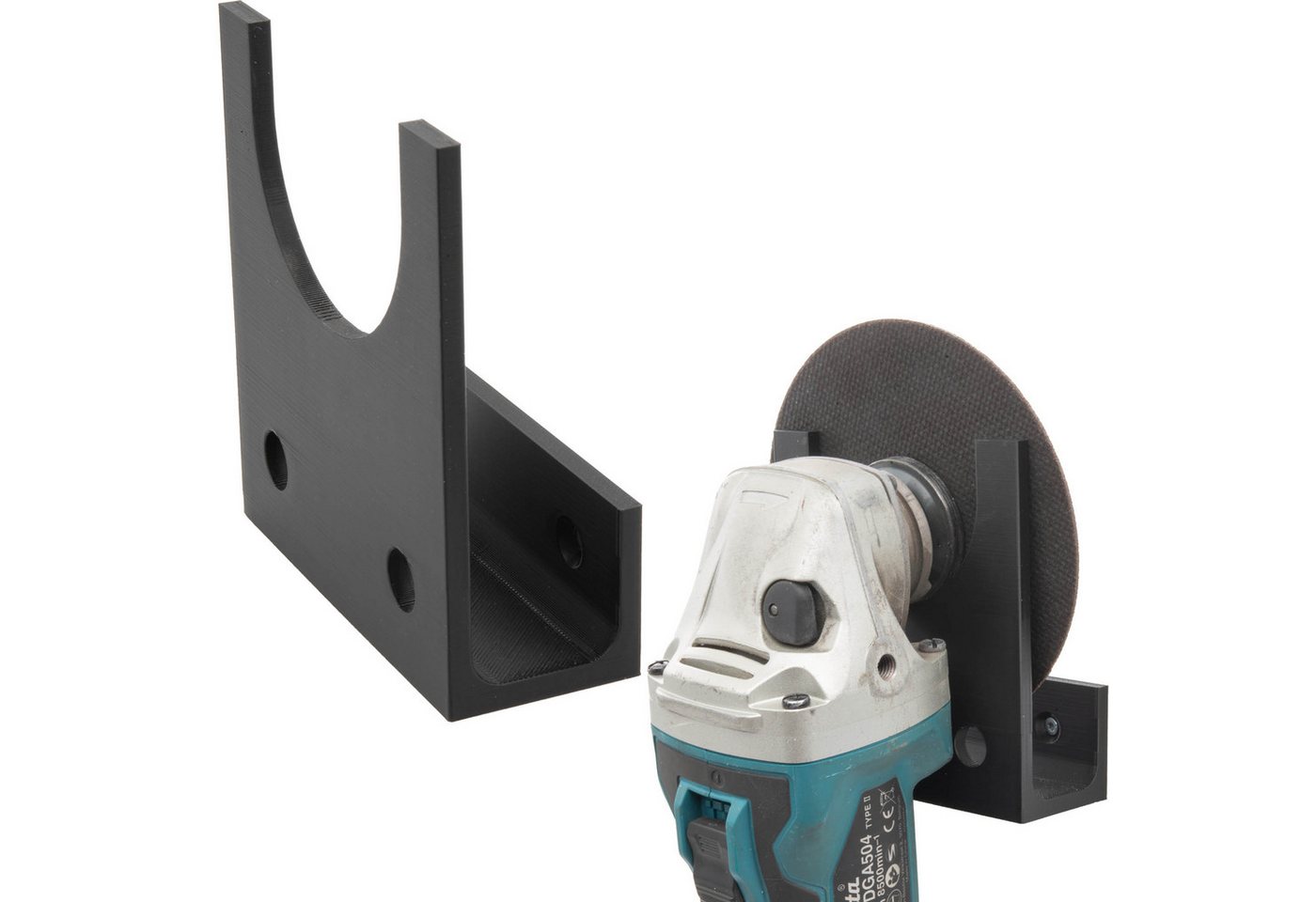 TSB Werk Werkzeughalter Winkelschleifer Halter für Wand Wandhalterung, Trennschleifer, Werkzeug, Universal Bild 4