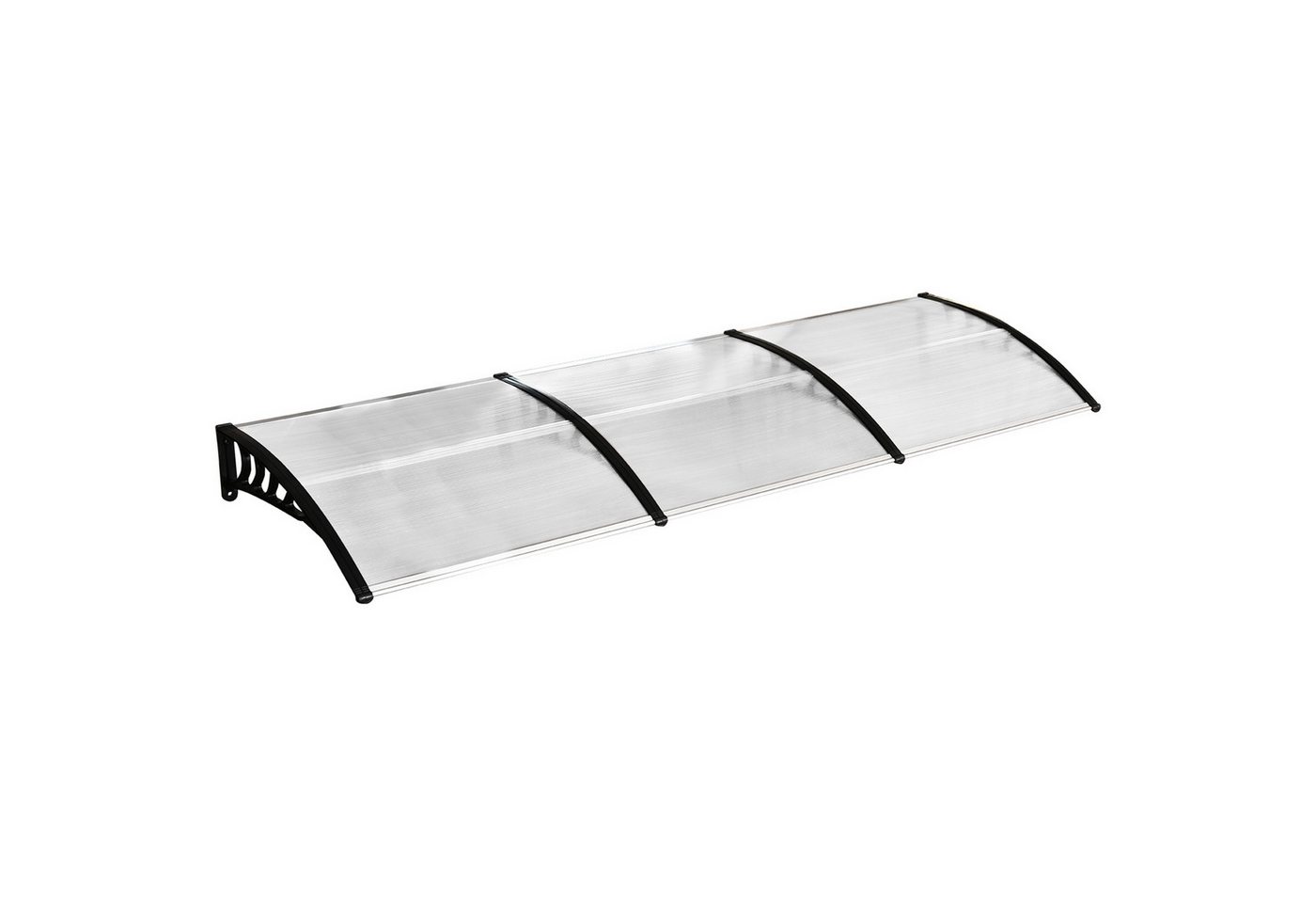 MC Star Vordach für Haustür Überdachung 90 x 295 cm, Pultbogenvordach mit UV-Schutz (Haustürdach Sonnenschutz aus Polycarbonat Regenschutz) Bild 3