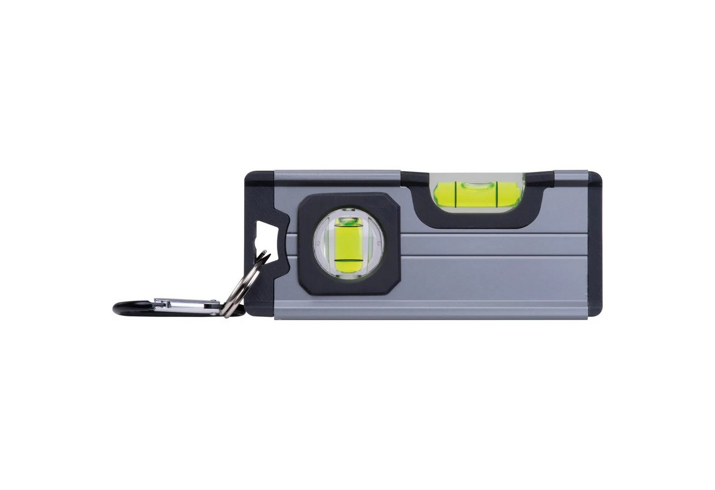 Easy Gifts Wasserwaage Mini-Wasserwage / mit Karabiner / magnetisch