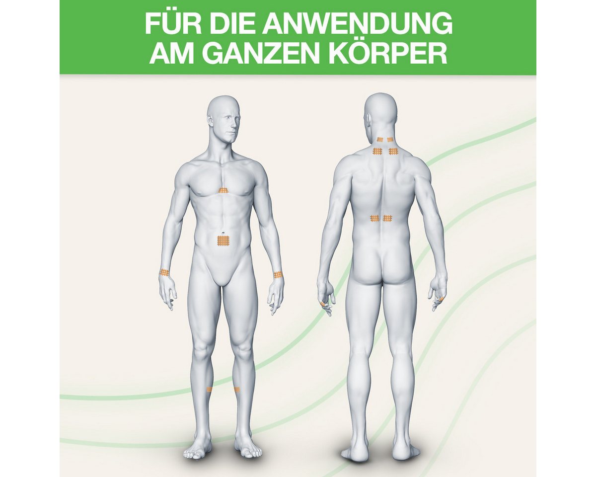 BACKLAxx® Kinesiologie-Tape Gitterpflaster Cross Tape Gittertape Kinesiotape (Typ a, b, c, 140-St) hautfreundlich, starke Haftung - für Alltag & Sport Bild 3