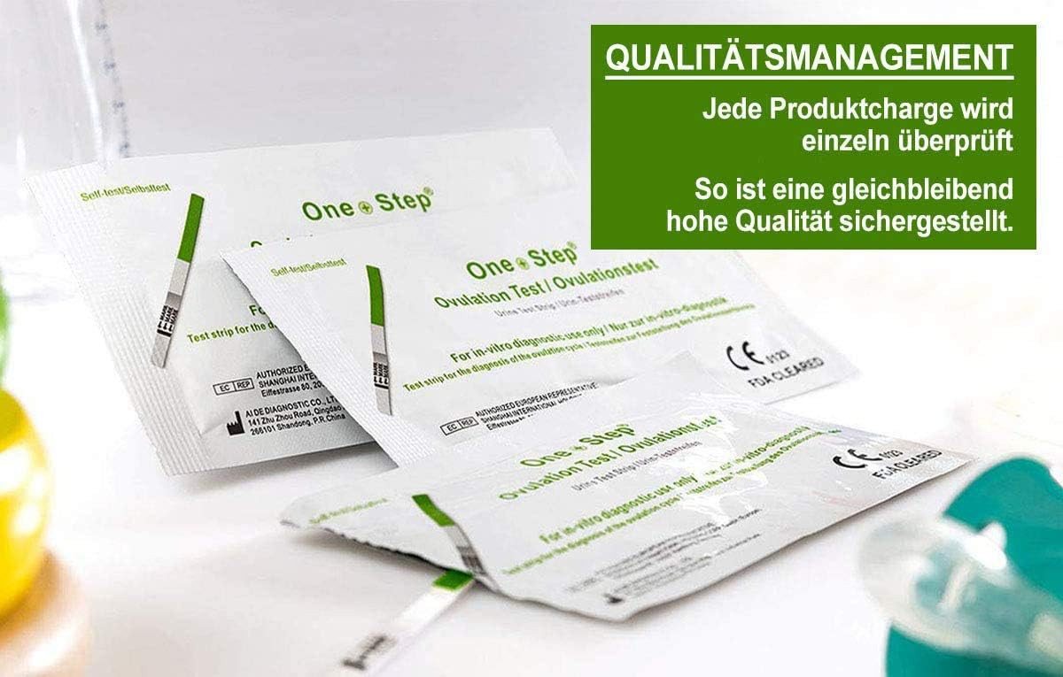 One+Step Ovulationstest Kombipaket 30 Ovulationstests + 10 Schwangerschaftstests, 40-tlg. Bild 2