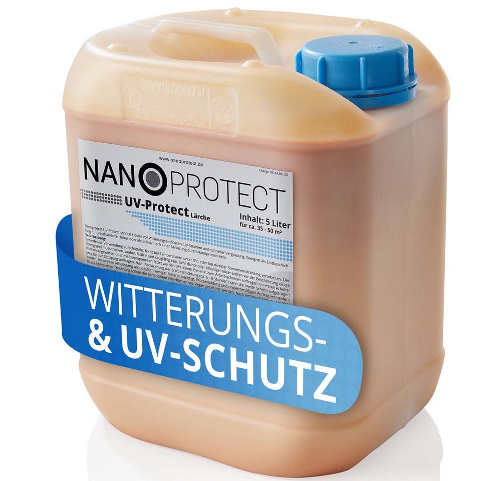 Nanoprotect Holzöl UV-Protect Lärche (orange) Bild 2