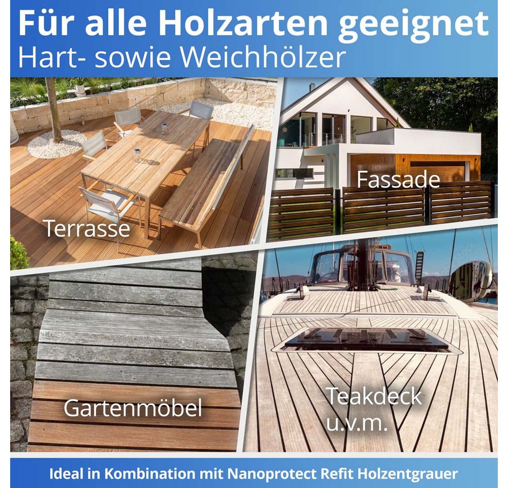 Nanoprotect Holzöl UV-Protect Lärche (orange) Bild 5