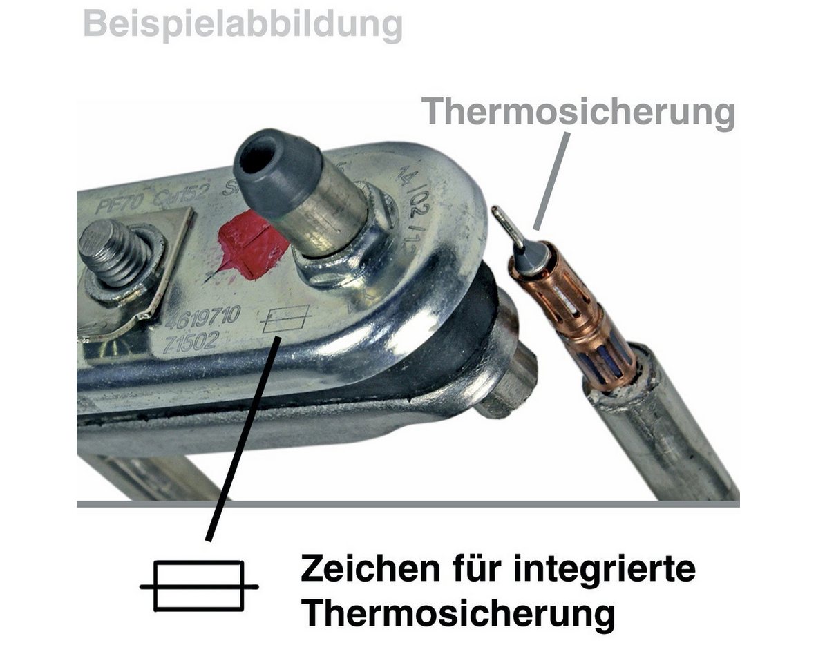 easyPART Heizstab wie Electrolux 1327242416 Heizelement mit Fühler, Waschmaschine Bild 3