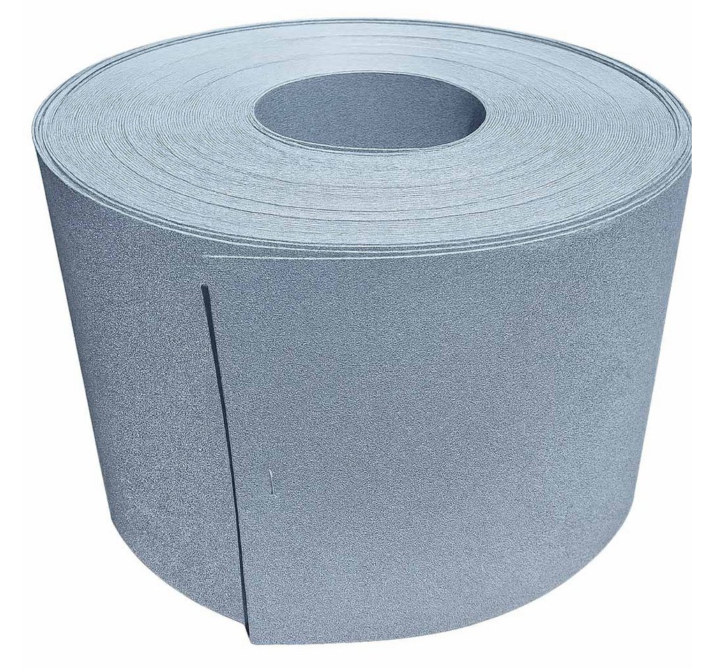 Systafex® Sichtschutzstreifen Sichtschutz Rolle RAL7040 Grau 26m für Doppelstabmattenzaun Bild 2
