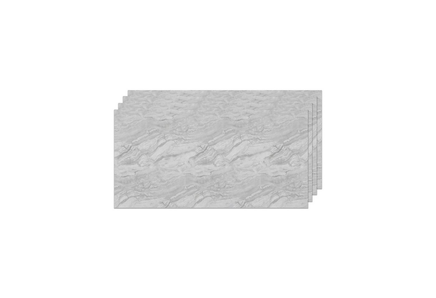 IZODEKOR 3D Wandpaneel PVC Wandverkleidung in Marmoroptik – Fliesenersatz für Bad & Küche, BxL: 60x120 cm, 0,72 qm, (wasserfest, kratzfest, pflegeleicht, direkt auf Fliesen montierbar, 1er- oder 4er-Set, optional mit Montagekleber) Direkt auf Fliesen montierbar, fleckenabweisend Bild 5