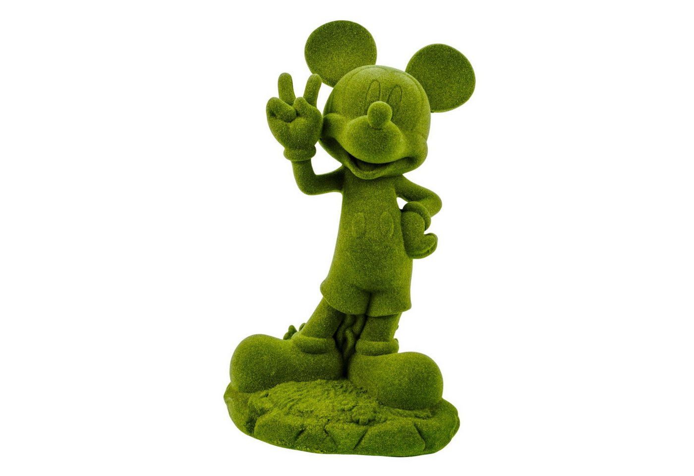 Disney Gartenfigur Mickey Mouse grün beflockt 20,5 cm Offiziell lizenzierte Disney Deko Bild 4