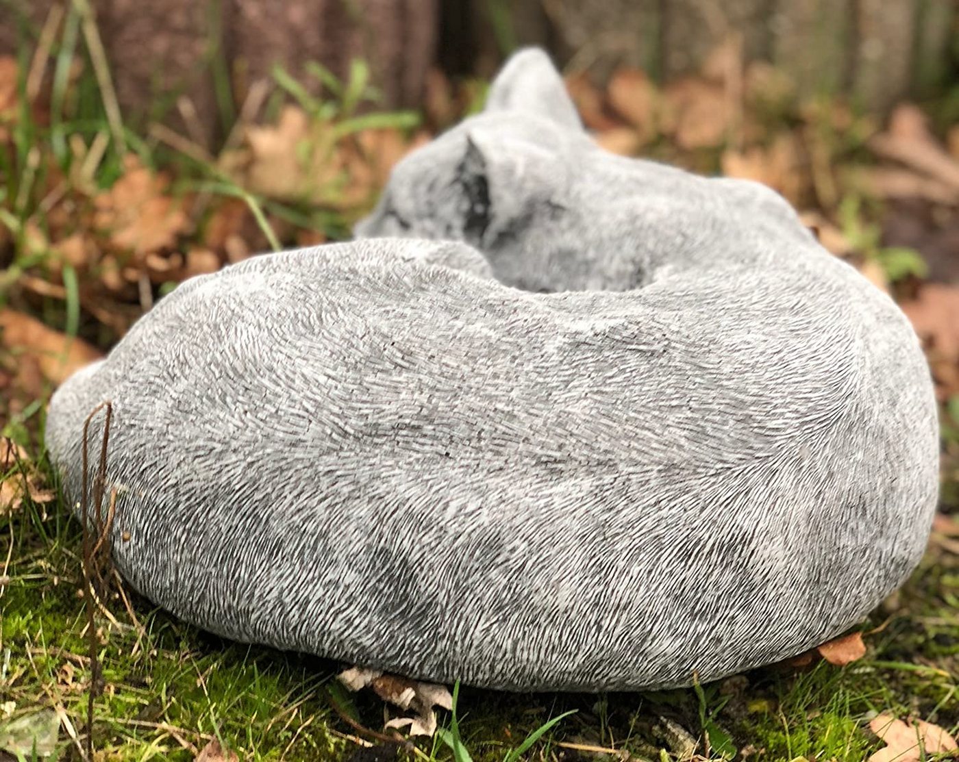 Stone and Style Gartenfigur Frostfeste Steinfigur schlafende Katze Kater Carlos Bild 3