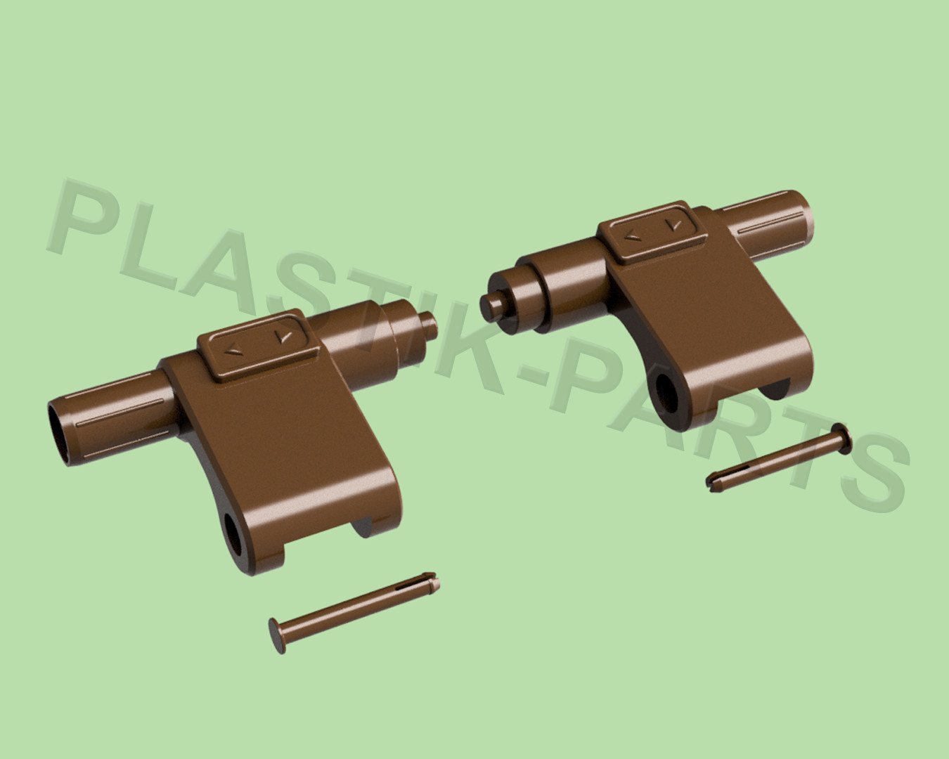 Plastik Parts Dachfenster Braas Klassik Light Griffhebel Typ BK BL Dachfenster Konsole BRAUN