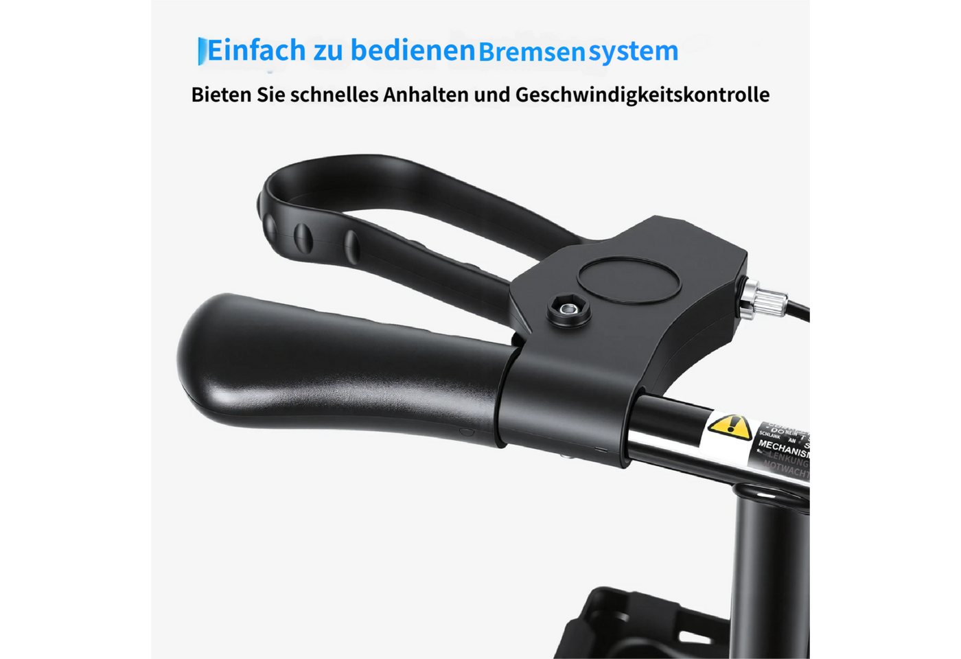 Rutaqian Garten-Kniekissen Lenkbarer Knieroller mit feststellbarer Handbremse am Hinterrad Bild 2