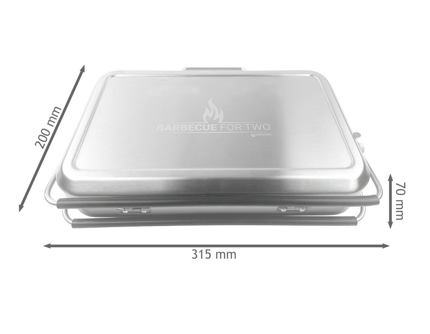 GARDINGER Gasgrill Camping Gasgrill BBQ42 Gaskartusche 450 g EN 417 Sicherheitsanzünder, Aktions-Set, (LxBxH) 310x200x70 mm Bild 3