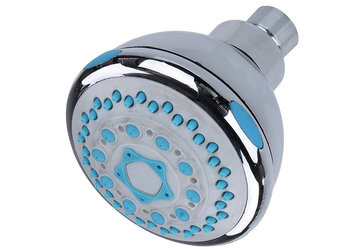 Sanixa Regenduschkopf Kopfbrause mit 3 Funktionen Duschkopf Brausekopf 3 Strahlarten, (1-tlg., mit Kugelgelenk), Duschbrause Kopfdusche Antikkalk Düsen