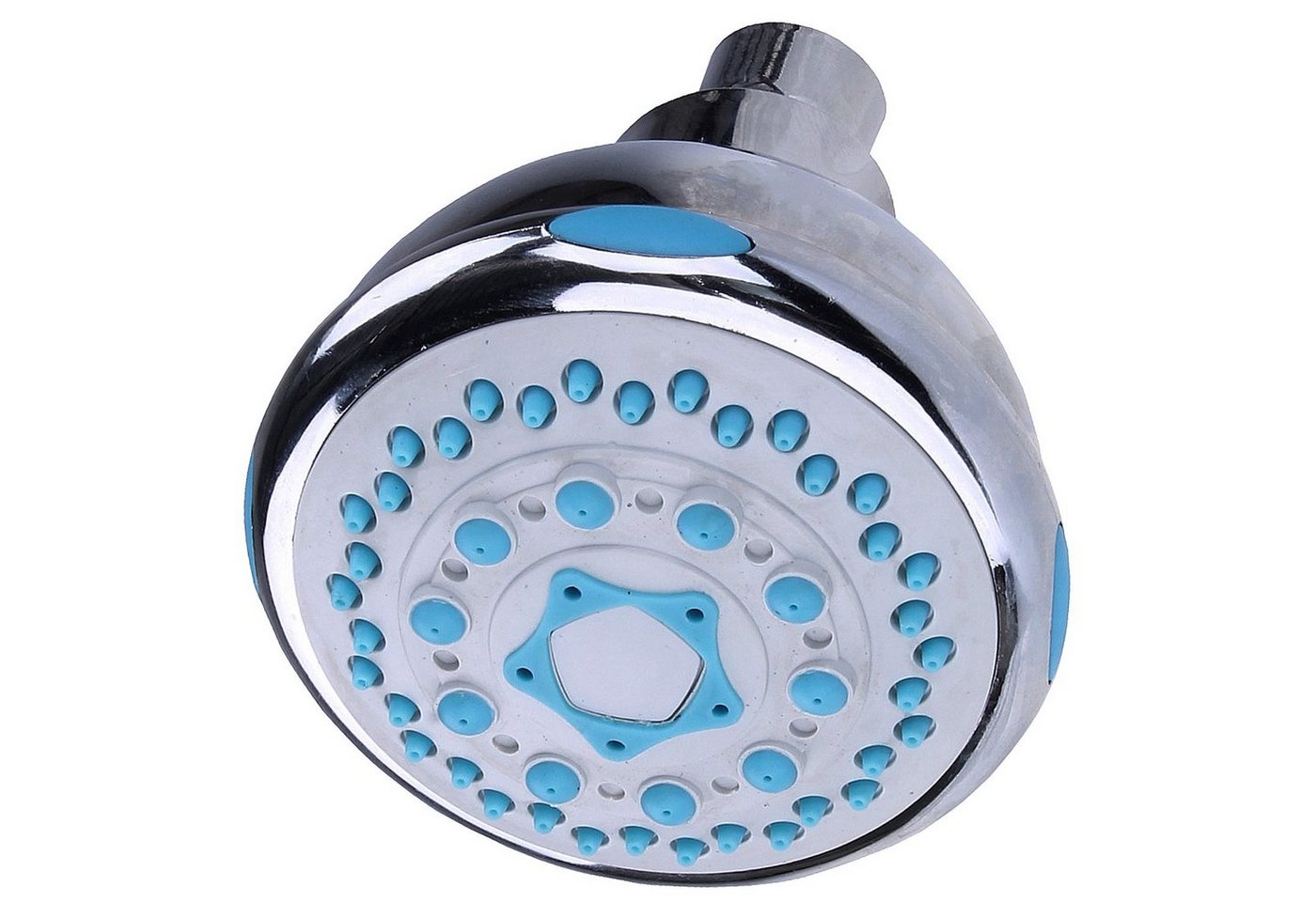Sanixa Regenduschkopf Kopfbrause mit 3 Funktionen Duschkopf Brausekopf 3 Strahlarten, (1-tlg., mit Kugelgelenk), Duschbrause Kopfdusche Antikkalk Düsen Bild 3