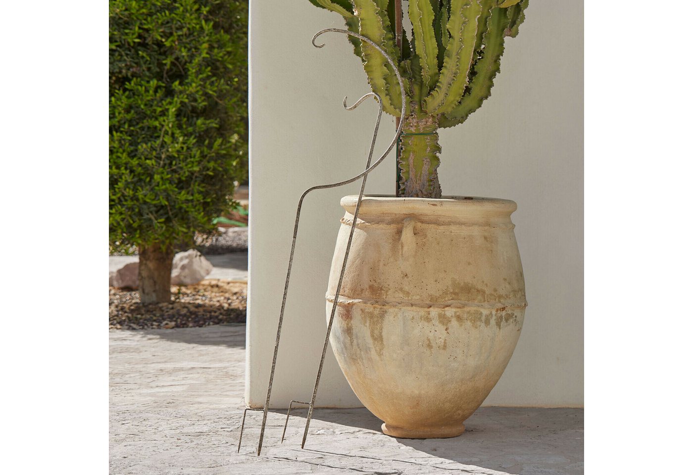 Mirabeau Gartenstecker Gartenstab 2er Set Omirah antikgrau Bild 2