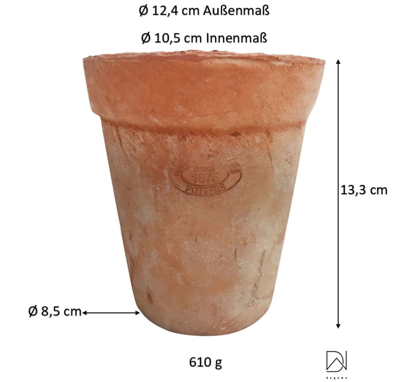 Dekowunder Übertopf Aged Terracotta Blumen Über Um Ton rund Blumen Ampel Wand Pflanz Long