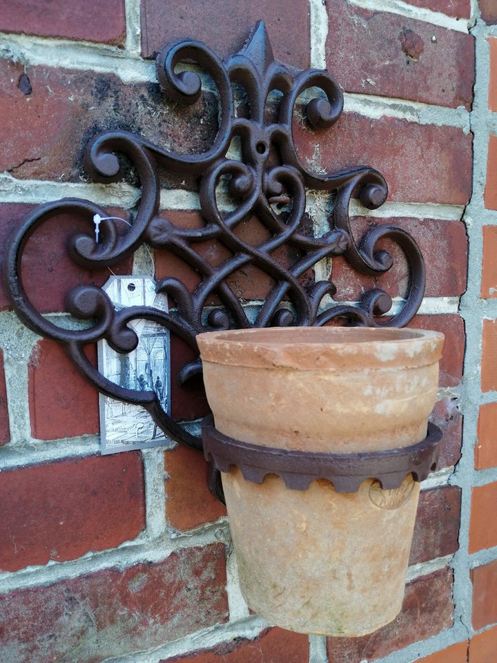 Dekowunder Übertopf Aged Terracotta Blumen Über Um Ton rund Blumen Ampel Wand Pflanz Long Bild 4