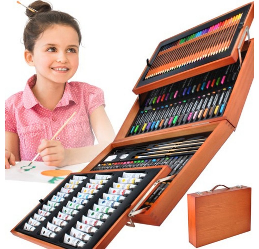 MAALEO Malpalette Malkoffer 177 Kunstset, Inspiration zur Entwicklung von Kreativität und Talent Bild 2