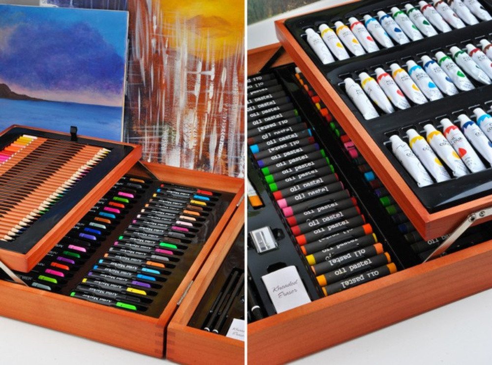 MAALEO Malpalette Malkoffer 177 Kunstset, Inspiration zur Entwicklung von Kreativität und Talent Bild 5