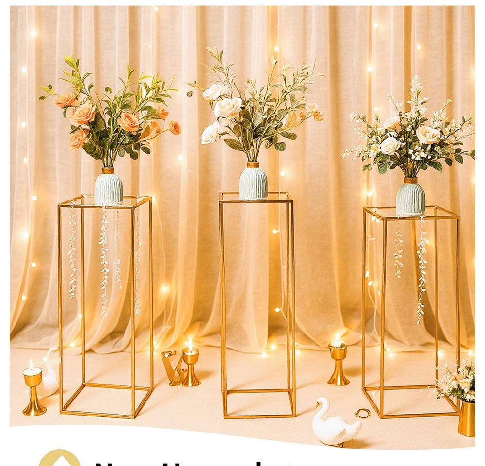 GarveeMore Ständerprofil Acrylvase Hochzeit Mittelstücke klare Blumenstand Displayhalter Bild 2