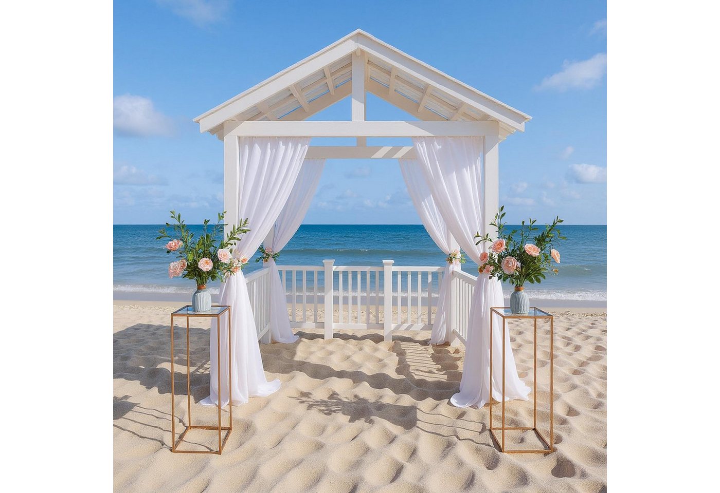 GarveeMore Ständerprofil Acrylvase Hochzeit Mittelstücke klare Blumenstand Displayhalter Bild 4