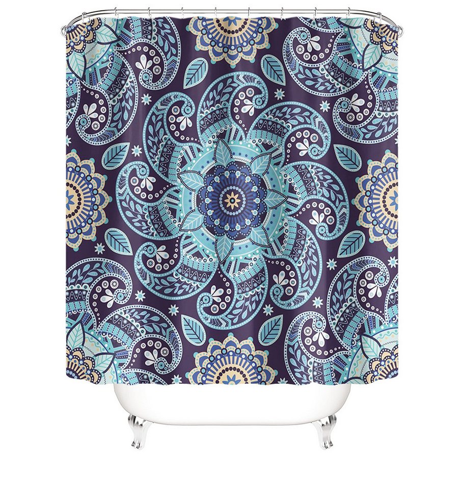 M&W DAS DESIGN Duschvorhang Shower curtains Schimmel Waschbar Bad vorhang 180x200cm Bild 3