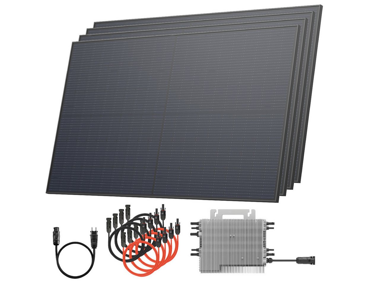 Solarway Balkonkraftwerk 2000 Watt mit Deye 2000 Watt Wechselrichter, Prismatische LiFePO₄-Zellen Bild 4