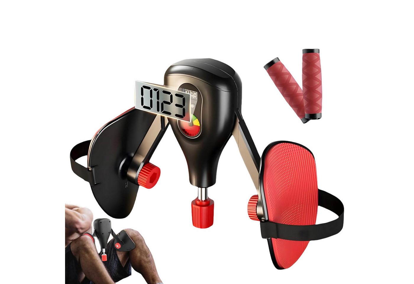 AKKEE Beckenbodentrainer Oberschenkeltrainer, Po Trainer für Zuhause, Einstellbarer Widerstand, Beckenboden Trainer Damen und Herren Bild 2