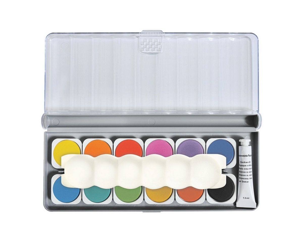 Eberhard Faber Malpalette Winner, Malkasten mit 12 Farben Bild 2