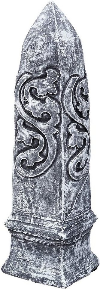 Stone and Style Gartenfigur Frostfeste Steinfigur antiker Obelisk Bild 3