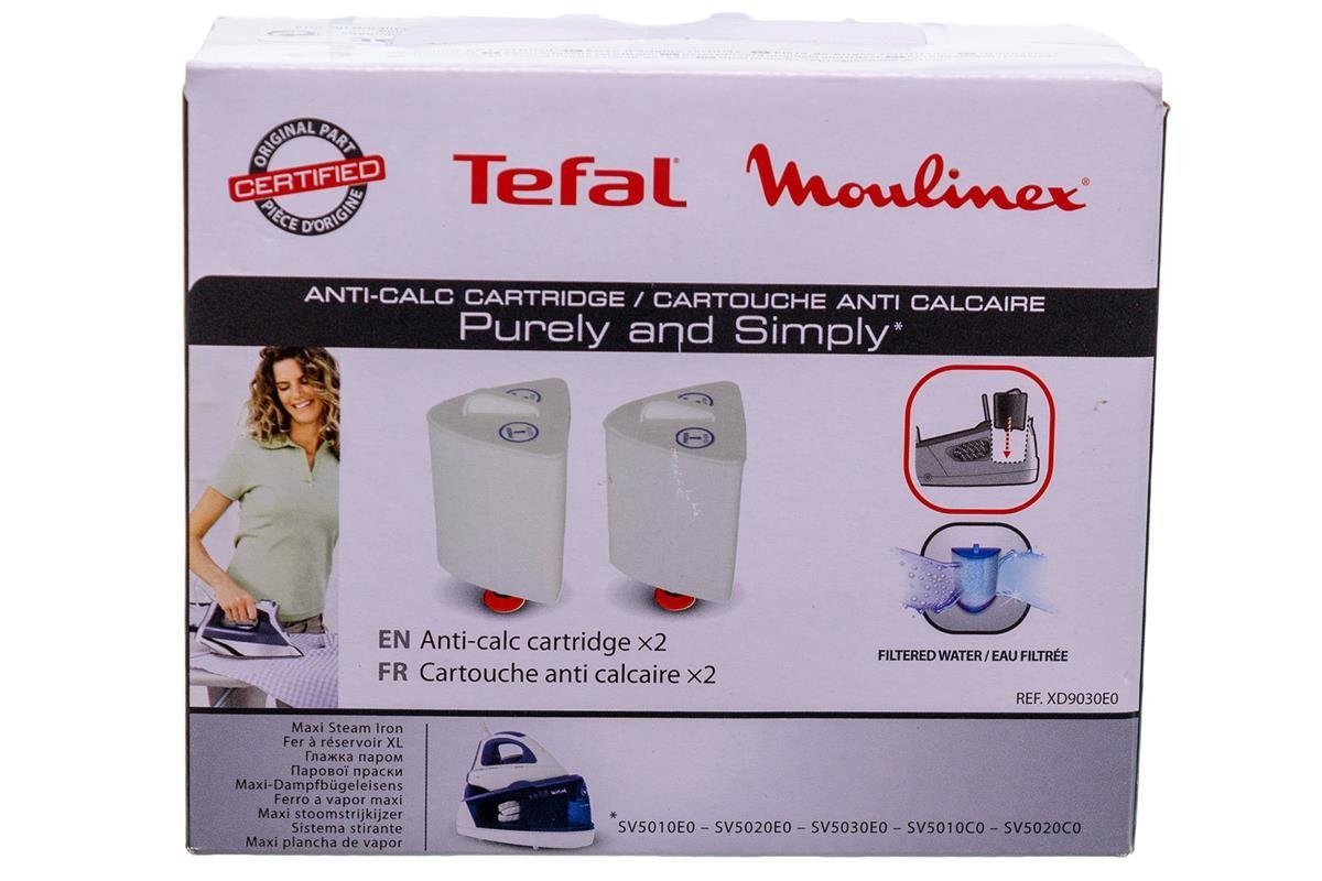 Tefal Ersatzfilter Tefal XD9030E0 (FS-9100017944) Wasser-/Kalkfilter für SV5010 SV5020