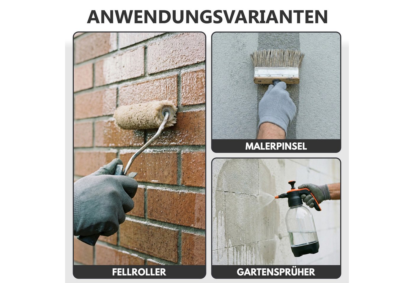 WO-WE Fassadengrundierung Spezial Grundierung für Nano Fassadenfarbe W519, 5-10L, Wand Tiefengrund Bild 3