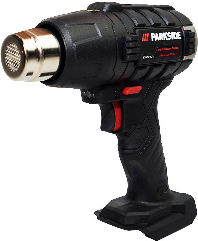PARKSIDE PERFORMANCE® Akku-Heißluftgebläse 20V Akku Heißluftpistole Heißluftfön PPHLGA 20 (ohne Akku), bis max. 500 °C, 6-stufig einstellbares Gebläse Bild 2