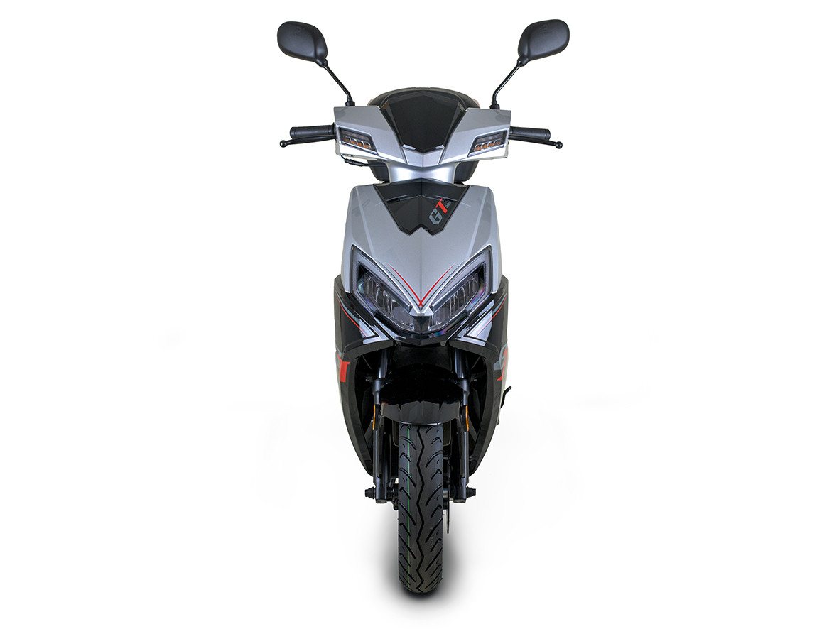 GT UNION Motorroller Sonic X 25, 49,6 ccm, 25 km/h, Euro 5, (Topcase in Hochglanz-Optik), Luftgekühlter Motor