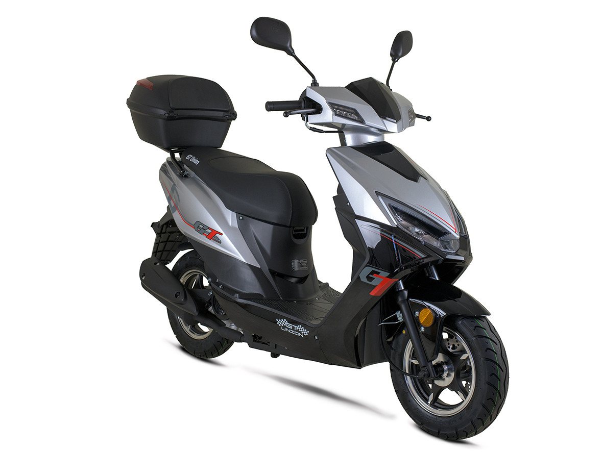 GT UNION Motorroller Sonic X 25, 49,6 ccm, 25 km/h, Euro 5, (Topcase in Hochglanz-Optik), Luftgekühlter Motor Bild 3