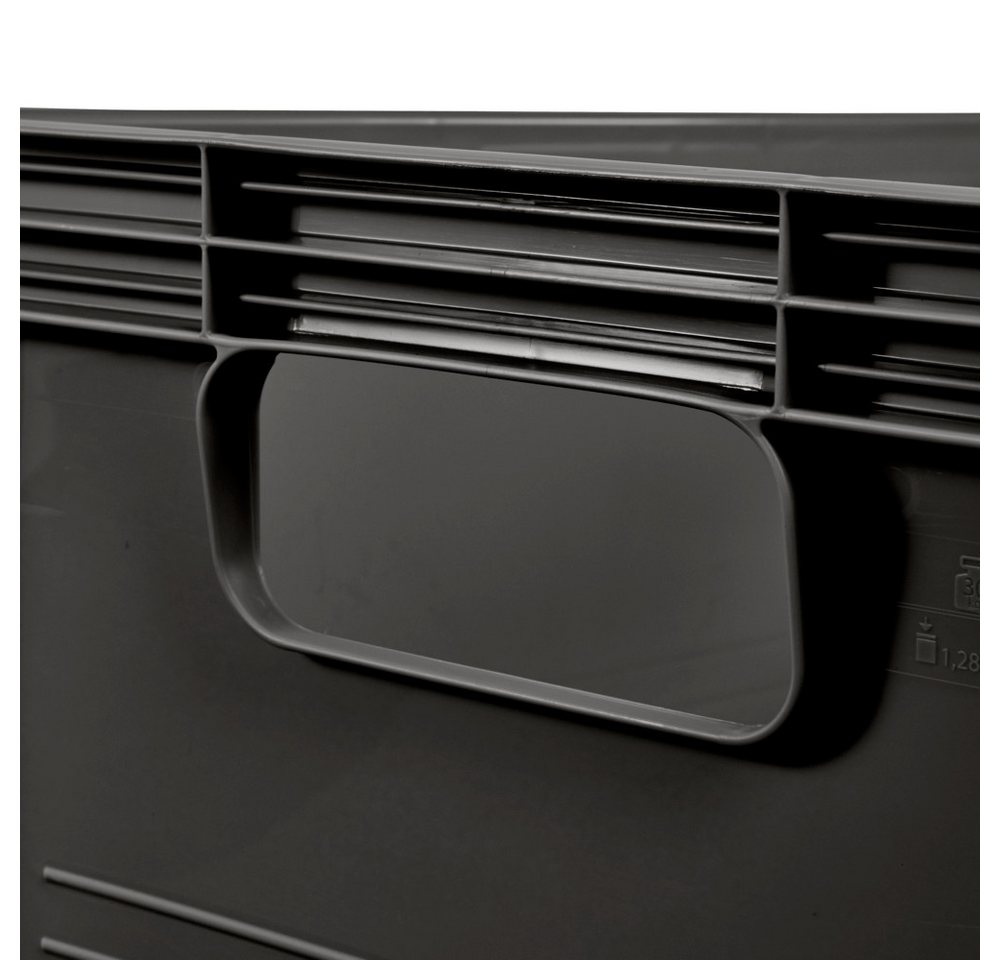 keeeper Transportbehälter Transportbox robert, 8er Set, 20 L, 40 x 30 x 22 cm, (Set, 8-St), säure- und laugenbeständig, 30 kg Tragkraft
