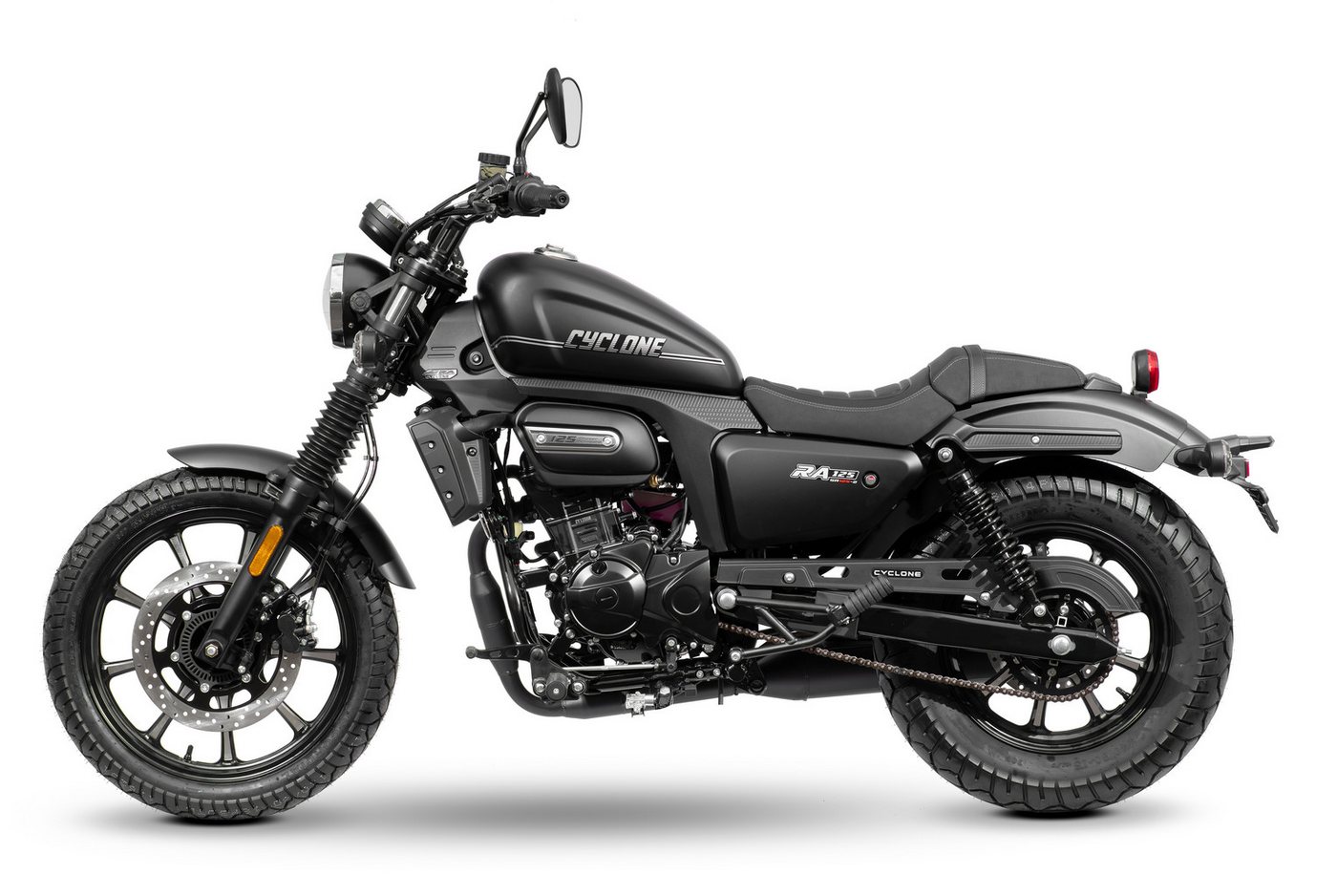 Cyclone Motorrad RA125 Plus, 125, E5+, Cruiser, 124 ccm, 99 km/h, Euro 5+, 11 kW, 15 PS, ABS, 125er Chopper, digitales Cockpit Bild 2