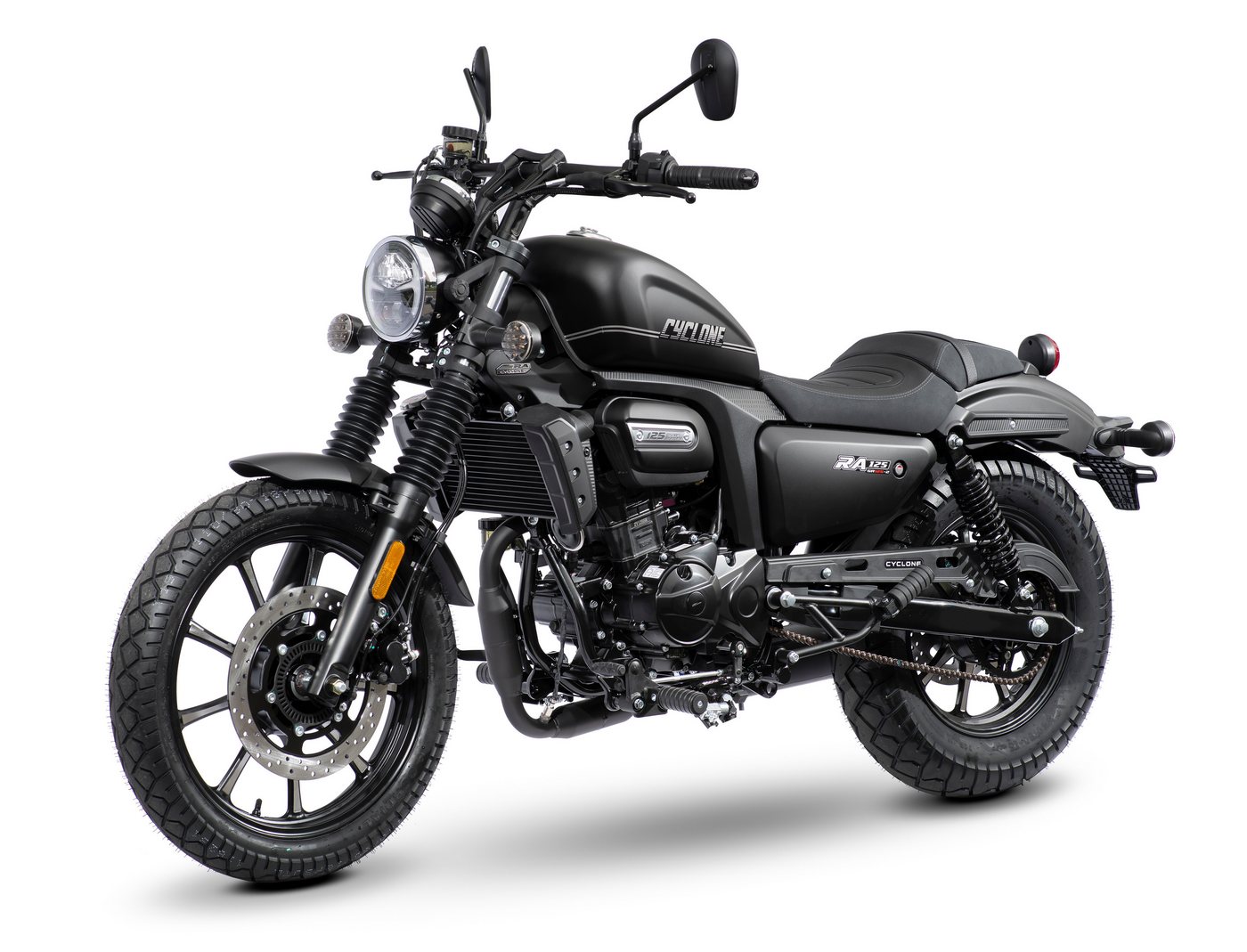 Cyclone Motorrad RA125 Plus, 125, E5+, Cruiser, 124 ccm, 99 km/h, Euro 5+, 11 kW, 15 PS, ABS, 125er Chopper, digitales Cockpit Bild 5