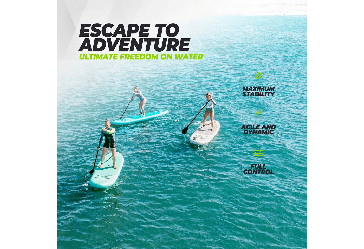 VirtuFit Inflatable SUP-Board VirtuFit Supboard Ocean 275 Rosa