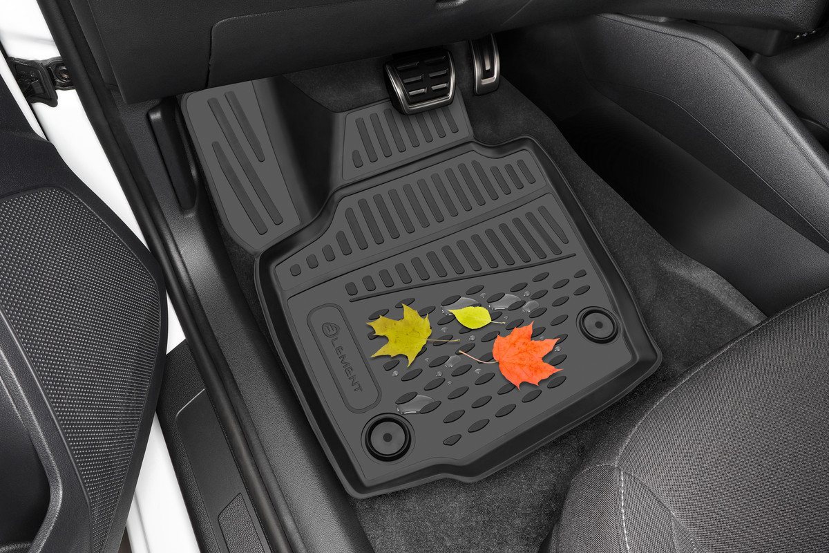LEMENT Auto-Fußmatten für HONDA Jazz, 2008-2015, 4 tlg., für HONDA Jazz PkW, Passform, Passgenaue Bild 4