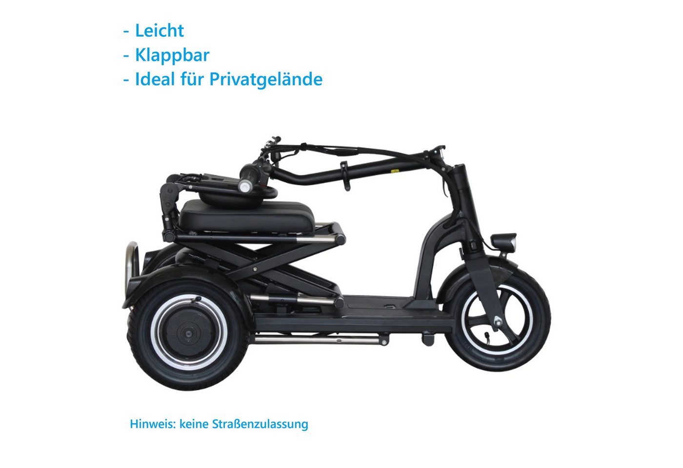 VITALWORXX Elektromobil VITALROLLER Light OHNE ZULASSUNG FÜR DEN ÖFFENTLICHEN RAUM !!!, 15 km/h Bild 2