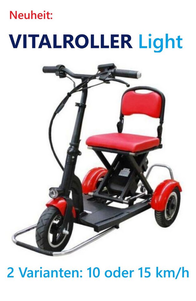VITALWORXX Elektromobil VITALROLLER Light OHNE ZULASSUNG FÜR DEN ÖFFENTLICHEN RAUM !!!, 15 km/h Bild 3