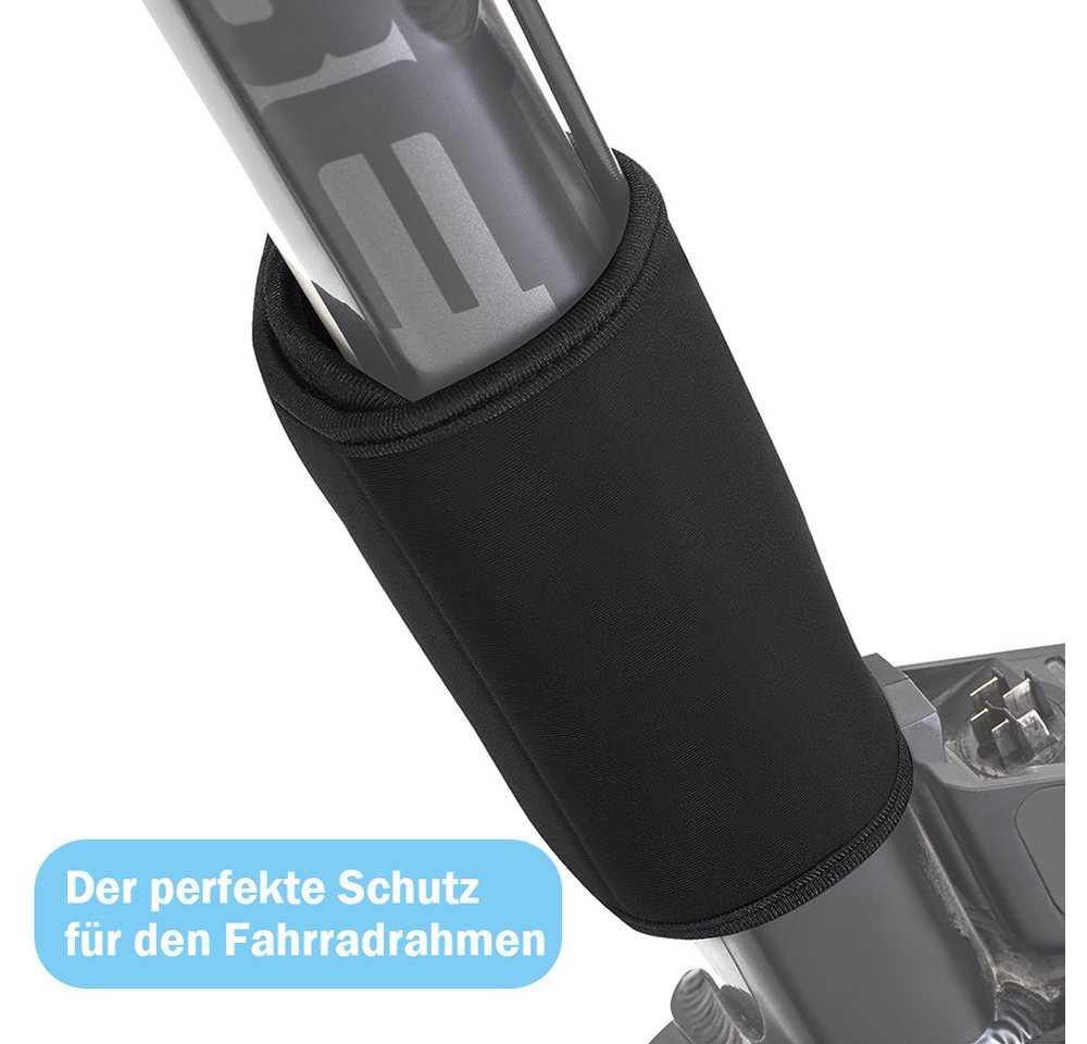 AFKSMILE Lackschutzfolie Fahrrad Rahmenschutz (4er Set), Transportschutz für Fahrradträger, (4-St), Carbon Rahmen Schutz Fahrradträger Zubehör Ebike Rahmenschutz Bild 4