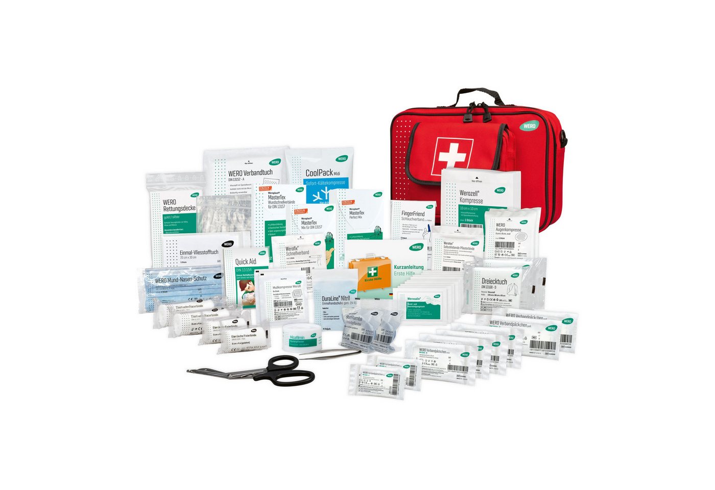 WERO Erste-Hilfe-Set Erste Hilfe Tasche DIN 13157 Allround - optimal für Ausflüge