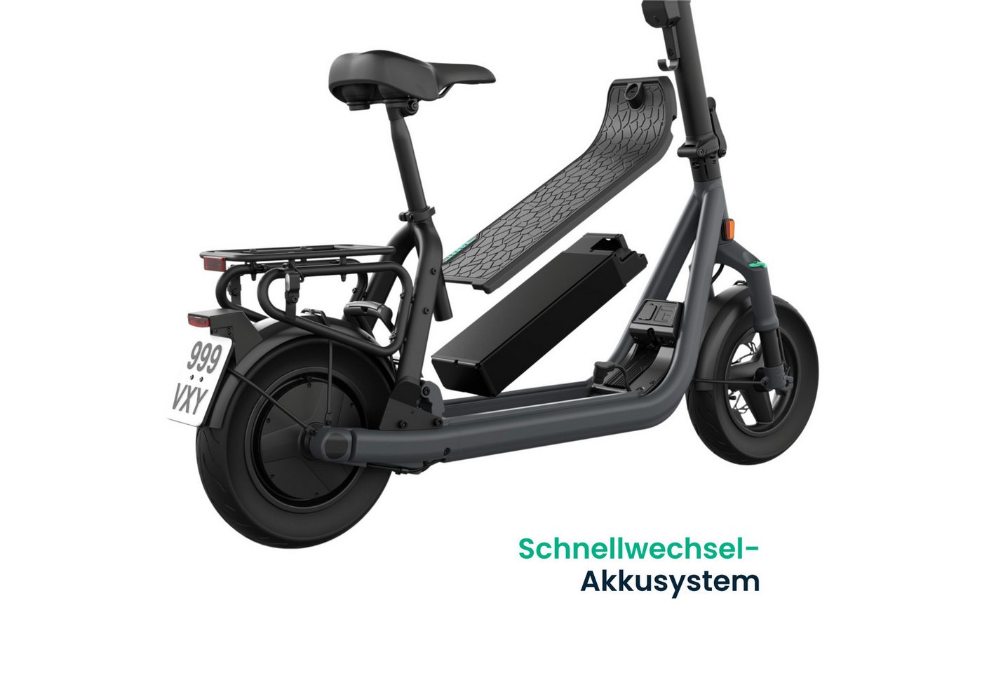 Egret E-Mofaroller GTc, FEDERUNG, APPLE FIND MY, ≤100 km, 1890 W, 20 km/h, Wechselakku-System, Vollfederung, Scheibenbremsen, App, NFC, USB-C Bild 4