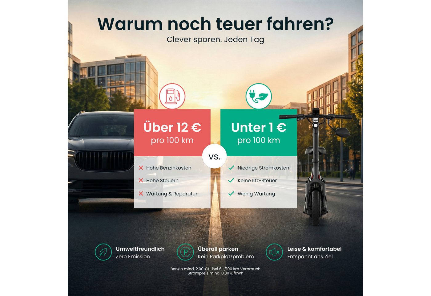 Egret E-Mofaroller GTc, FEDERUNG, APPLE FIND MY, ≤100 km, 1890 W, 20 km/h, Wechselakku-System, Vollfederung, Scheibenbremsen, App, NFC, USB-C Bild 5