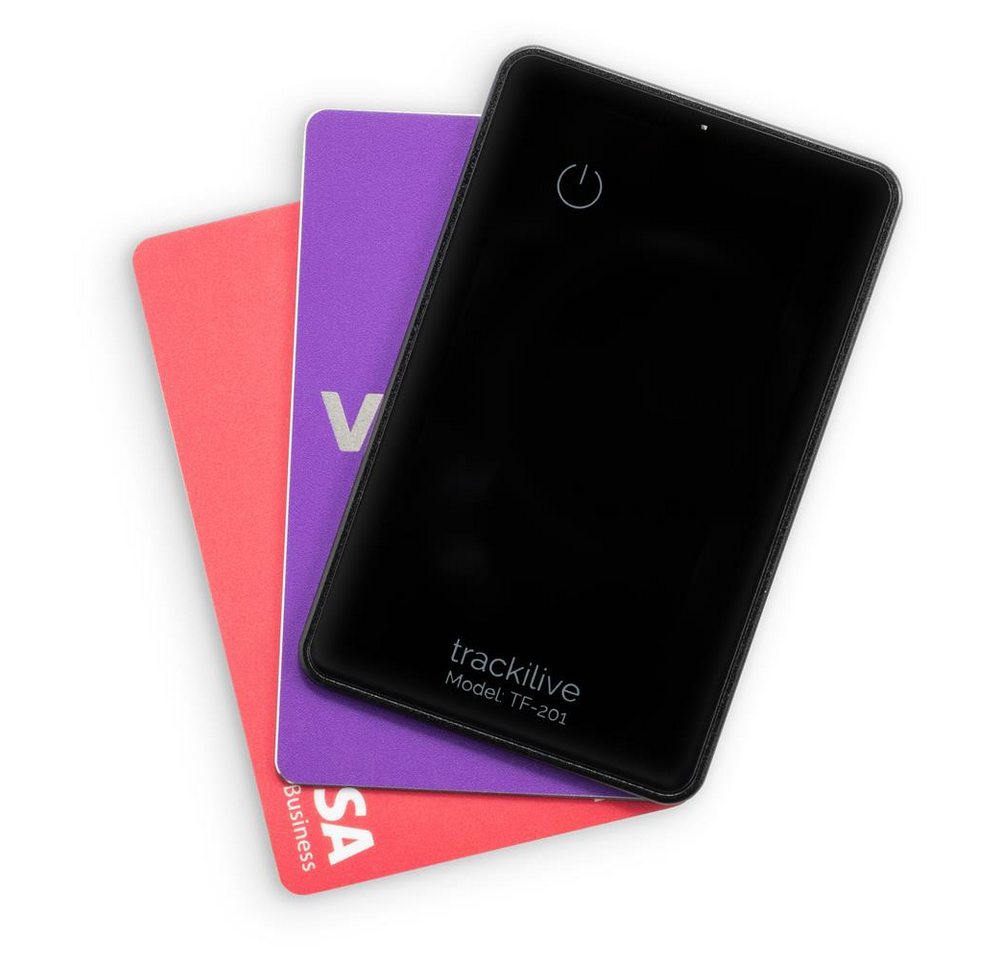 trackilive Cardfinder TF-201 GPS-Ortungsgerät (für Brieftasche, Telefon, wasserdicht, schwarz) Bild 2