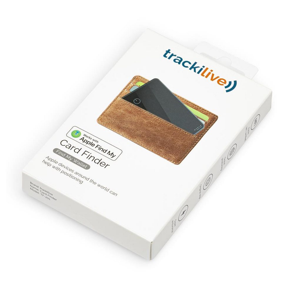 trackilive Cardfinder TF-201 GPS-Ortungsgerät (für Brieftasche, Telefon, wasserdicht, schwarz) Bild 5