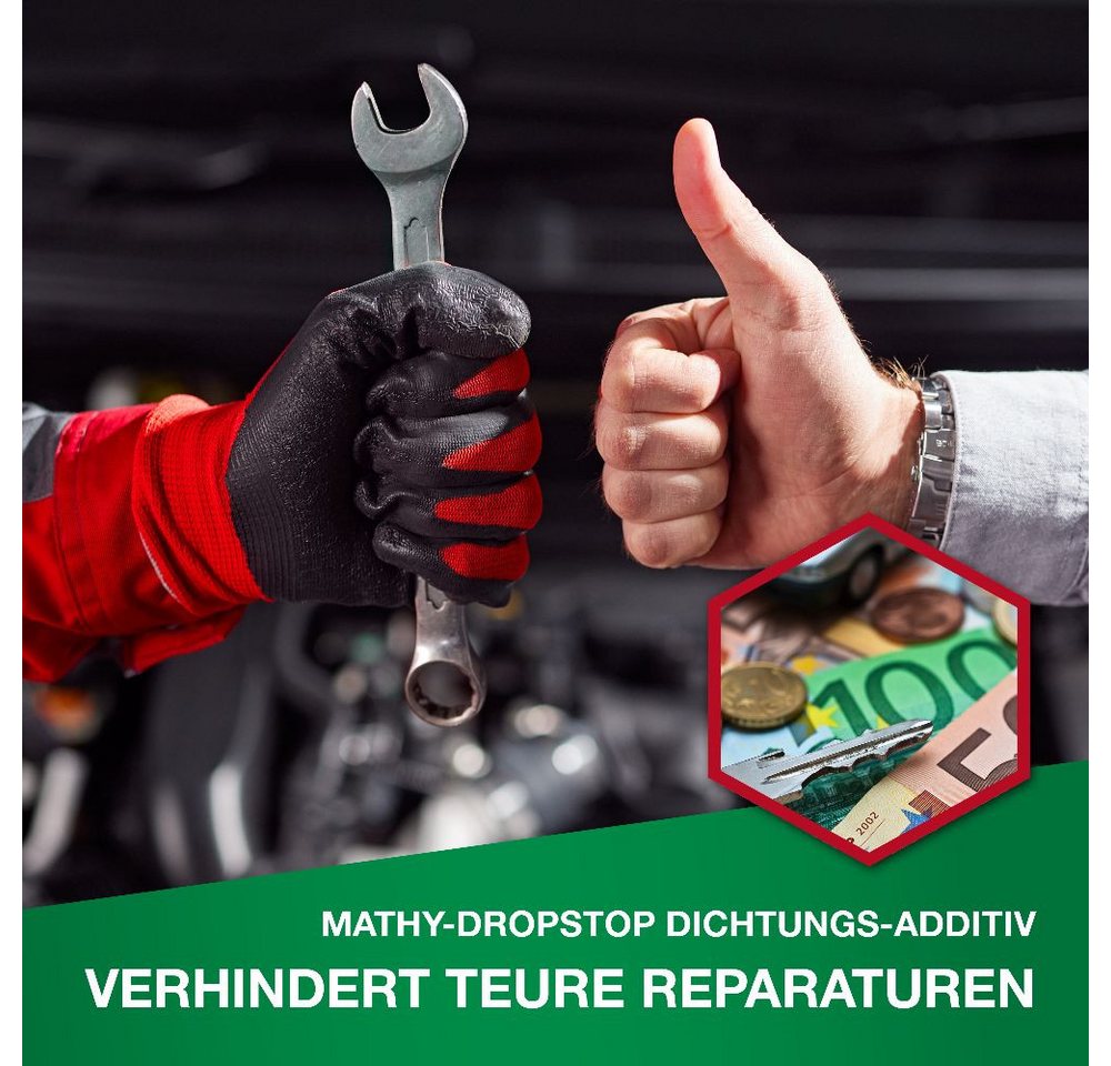 MATHY Öl-Additiv MATHY-DropStop Dichtungs-Additiv 250 ml, 0,25 l, (1-St) Stoppt Ölverlust & regeneriert Dichtungen Bild 4